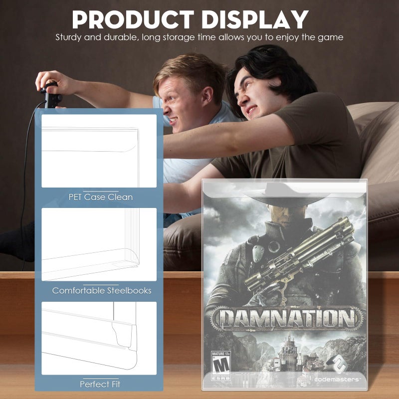 SuperDi 10 Steelbook Box Protectors/Protective Sleeves Cases/Clear Slipcovers G2 - Image 3